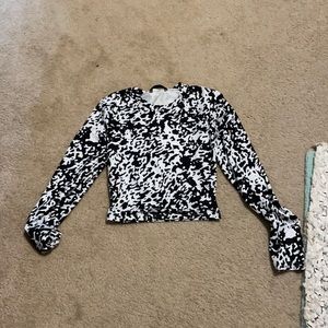 Cow print long sleeve